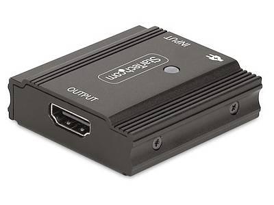 StarTech.com 33ft (10m) 8K 60Hz HDMI Signal Booster, Active HDMI 2.1 Inline Repeater and Video Signal Amplifier up to 8K 60Hz/4K 144Hz, Compact HDMI Cable Extender - HDMI Signal Extension (33FT-8K-HDMI-BOOSTER)