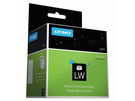 DYMO CONTINUOUS RECEIPT PAPER BLK