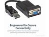 StarTech.com DisplayPort to VGA Adapter - 1920x1200 - Active DP to VGA Video Converter - Plug and Play DP to VGA Connector (DP2VGA) - display adapter - 9.8 in