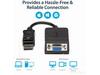 StarTech.com DisplayPort to VGA Adapter - 1920x1200 - Active DP to VGA Video Converter - Plug and Play DP to VGA Connector (DP2VGA) - display adapter - 9.8 in