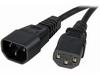 StarTech.com 10ft (3m) Power Extension Cord, C14 to C13, 10A 125V, 18AWG, Black Computer Power Cord Extension, Power Supply Extension Cable, IEC-320-C14 to IEC-320-C13 AC Power Cable - UL Listed