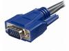 StarTech.com 6 ft Ultra-Thin USB VGA 2-in-1 KVM Cable (SVUSBVGA6) - keyboard / video / mouse (KVM) cable - 6 ft
