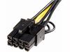 StarTech.com PCI Express 6 pin to 8 pin Power Adapter Cable - power adapter - 6 pin PCIe power to 8 pin PCIe power - 6.1 in