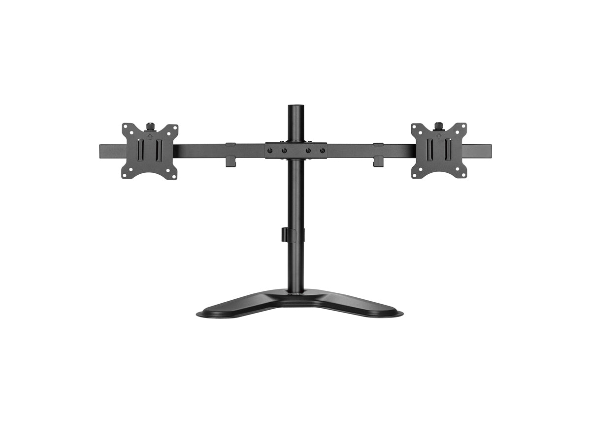 ErgoReach EP2 Premium Pole Mount Dual-Screen Monitor Stand, Supports up to Two 32Display, 19.8lb per Screen -