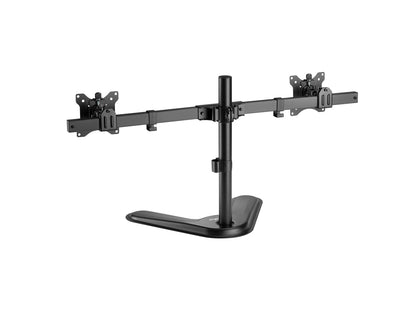 ErgoReach EP2 Premium Pole Mount Dual-Screen Monitor Stand, Supports up to Two 32Display, 19.8lb per Screen -