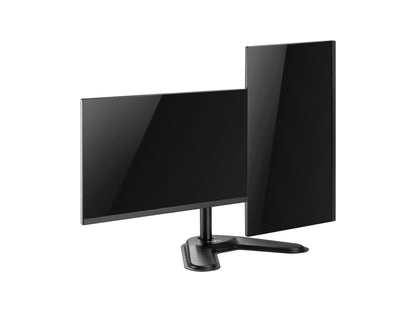 ErgoReach EP2 Premium Pole Mount Dual-Screen Monitor Stand, Supports up to Two 32Display, 19.8lb per Screen -