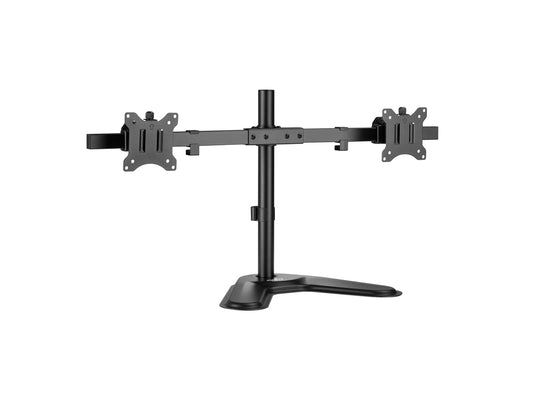 ErgoReach EP2 Premium Pole Mount Dual-Screen Monitor Stand, Supports up to Two 32Display, 19.8lb per Screen -