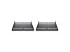 StarTech.com 2-Pack 1U Server Rack Shelf, Vented, 44lb Capacity, 16" Deep (CABSHELF116V2PK) - rack shelf - 1U