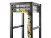 StarTech.com 5-Pack 1U Vertical Cable Management D-Ring Hooks, Cable Manager For 19" Server Racks/Cabinets, Network Rack Wire Organizers, Cable Guide Rings - cable management ring (vertical) - 1U