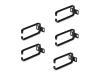 StarTech.com 5-Pack 1U Vertical Cable Management D-Ring Hooks, Cable Manager For 19" Server Racks/Cabinets, Network Rack Wire Organizers, Cable Guide Rings - cable management ring (vertical) - 1U
