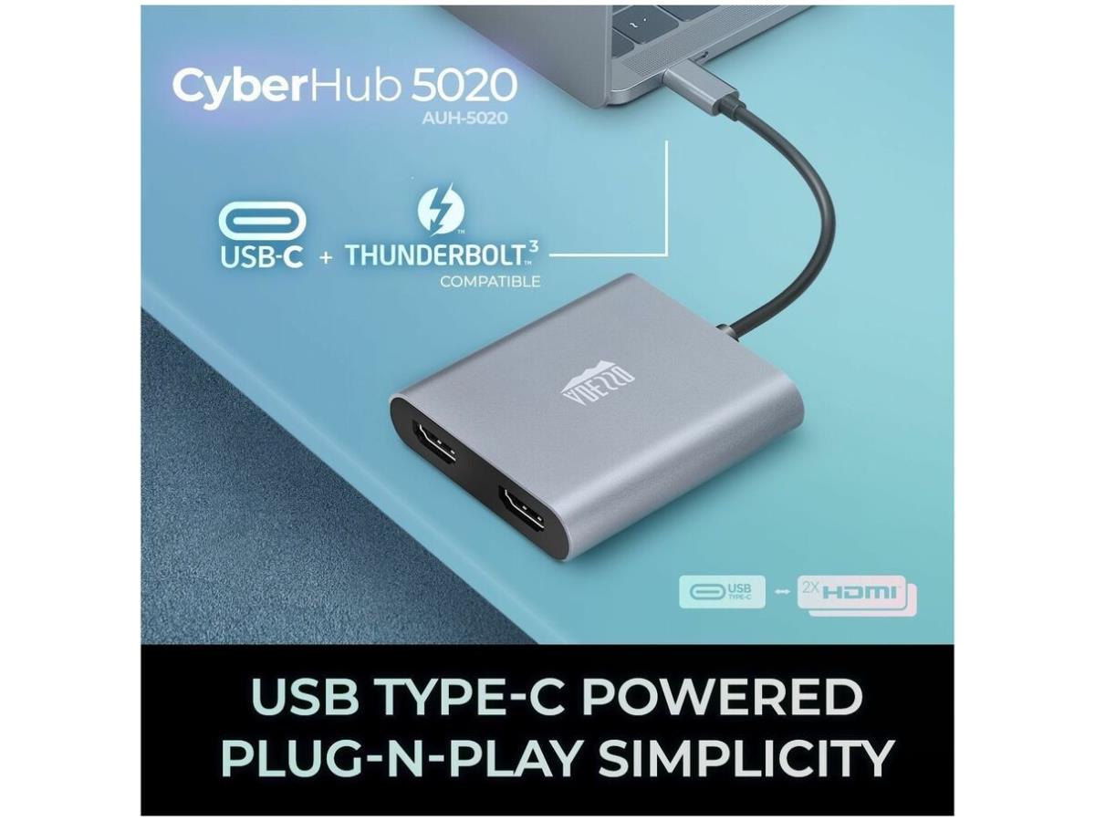 USB-C to Dual HDMI Adapter