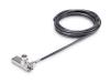 StarTech.com 10-Pack Dual-Access Laptop Lock, 6.5ft (2m) Keyed Alike and Combination Security Cable Lock for K-Slot Devices, Computer Anti-Theft Steel Cable - security cable lock