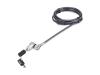 StarTech.com 25-Pack Universal Laptop Lock 6.6ft (2m), Master Keyed Locking Cable, Computer Security, Compatible w/Noble Wedge/Nano/K-Slot, Anti-Theft Cut-Resistant Cable - security cable lock - TAA Compliant
