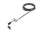 StarTech.com 25-Pack Universal Laptop Lock 6.6ft (2m), Master Keyed Locking Cable, Computer Security, Compatible w/Noble Wedge/Nano/K-Slot, Anti-Theft Cut-Resistant Cable - security cable lock - TAA Compliant