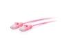 C2G 25FT CAT6A PINK SLIM ETHERNET