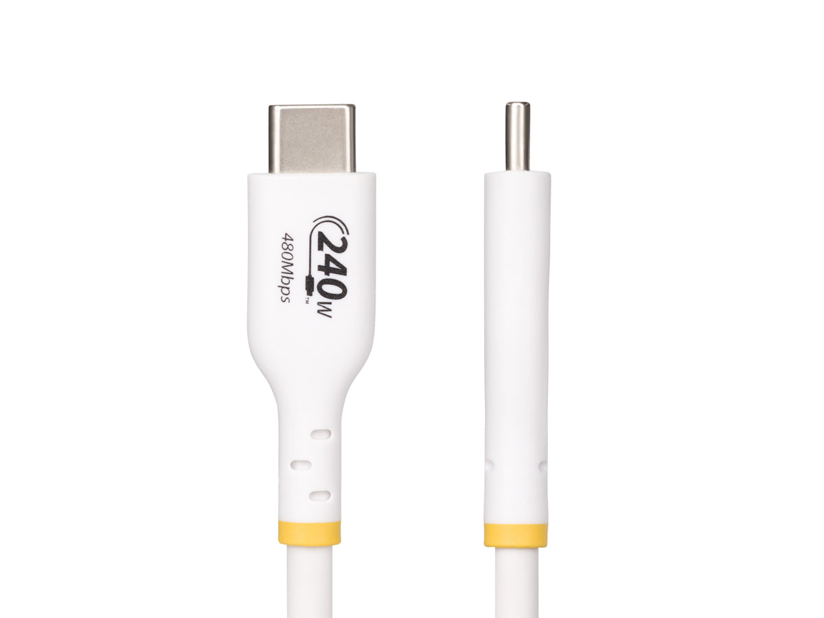 StarTech.com 3ft USB C Charging Cable, USB-IF Certified USB-C Cable, 240W - USB-C cable - 24 pin USB-C to 24 pin USB-C - 3 ft