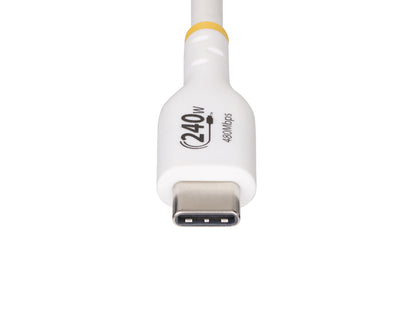 StarTech.com 3ft USB C Charging Cable, USB-IF Certified USB-C Cable, 240W - USB-C cable - 24 pin USB-C to 24 pin USB-C - 3 ft
