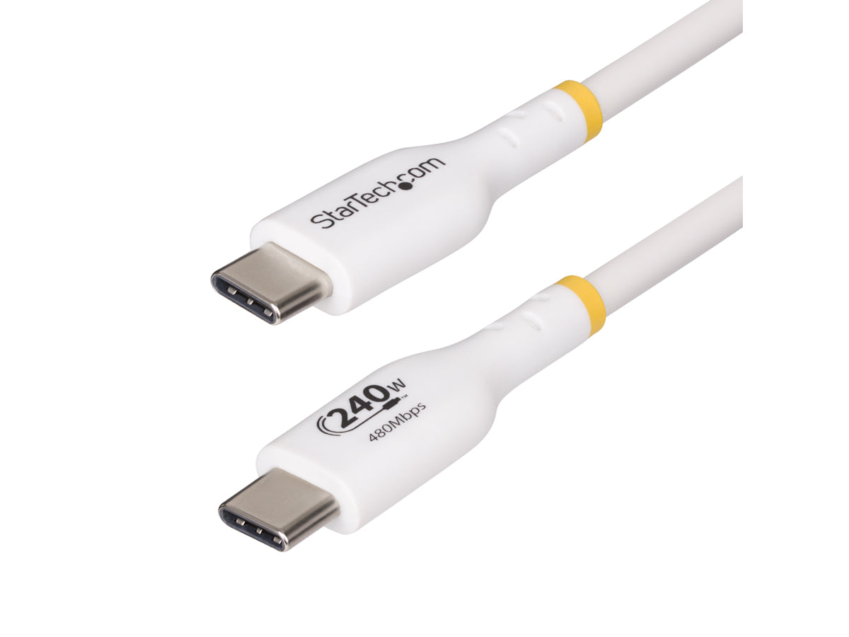 StarTech.com 3ft USB C Charging Cable, USB-IF Certified USB-C Cable, 240W - USB-C cable - 24 pin USB-C to 24 pin USB-C - 3 ft