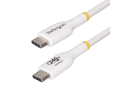 StarTech.com 3ft USB C Charging Cable, USB-IF Certified USB-C Cable, 240W - USB-C cable - 24 pin USB-C to 24 pin USB-C - 3 ft