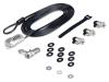 Laptop/Desktop & Peripheral Lock Kit, Theft-Deterring Security Lock, K-Slot, 9.8ft (3m) Steel Cable, 3x Devices, User-Resettable 4-Digit Lock