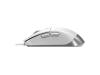 Wired white gamers mouse