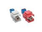Eaton Tripp Lite Series RCA Female Audio to Screw Terminal Keystone Jack Kit, Red/White