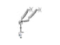 Eaton Tripp Lite Series Dual-Display Gas-Arm Mount for 13IN to 34IN Monitors - Clamp or Grommet, USB, Audio Ports