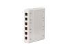 Eaton Tripp Lite Series Surface-Mount Box for Keystone Jacks - 12 Ports, White, TAA