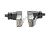 Eaton Tripp Lite Series Right-Angle Cat6 Gigabit Snagless Molded Slim UTP Ethernet Cable (RJ45 M/M), Black, 1 ft. (0.31 m)