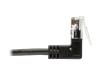 Eaton Tripp Lite Series Right-Angle Cat6 Gigabit Snagless Molded Slim UTP Ethernet Cable (RJ45 M/M), Black, 1 ft. (0.31 m)