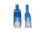 Eaton Tripp Lite Series Down-Angle Cat6 Gigabit Molded UTP Ethernet Cable (RJ45 Right-Angle Down M to RJ45 M), Blue, 20 ft. (6.09 m)