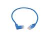Eaton Tripp Lite Series Right-Angle Cat6 Gigabit Molded Slim UTP Ethernet Cable (RJ45 Right-Angle M to RJ45 M), Blue, 1 ft. (0.31 m)
