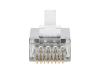 Eaton Tripp Lite Series Cat6 RJ45 Pass-Through FTP Modular Plug, 100 Pack, TAA