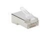Eaton Tripp Lite Series Cat6 RJ45 Pass-Through FTP Modular Plug, 100 Pack, TAA