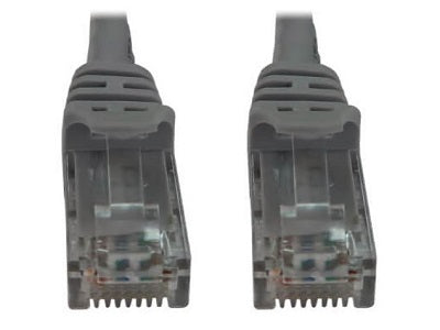 Eaton Tripp Lite Series Cat6a 10G Snagless Molded UTP Ethernet Cable (RJ45 M/M), PoE, Gray, 7 ft. (2.1 m)