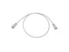 Eaton Tripp Lite Series Cat6a 10G Snagless Molded Slim UTP Ethernet Cable (RJ45 M/M), PoE, White, 3 ft. (0.9 m)