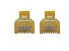 Eaton Tripp Lite Series Cat6a 10G Snagless Molded Slim UTP Ethernet Cable (RJ45 M/M), PoE, Yellow, 10 ft. (3.1 m)
