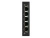 Eaton Tripp Lite Series 5-Port Unmanaged Industrial Ethernet Switch - 10/100 Mbps, Ruggedized, -40degrees to 75degreesC, DIN/Wall Mount, TAA