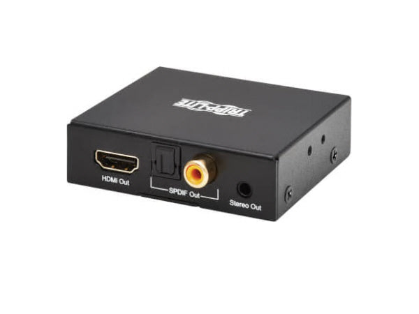 Eaton Tripp Lite Series 4K HDMI Audio De-Embedder/Extractor with TOSLINK, RCA and 3.5 mm Stereo Output, 5.1 Channel, HDCP 2.2, 4K 60 Hz