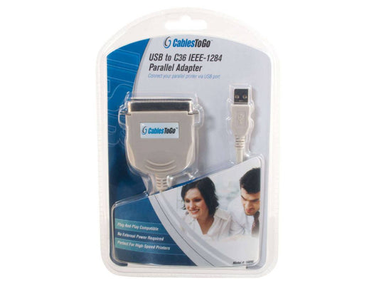 6ft USB to C36 Parallel Printer Adapter