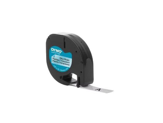LETRATAG LABELS, PLASTIC - CLEAR