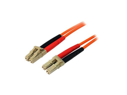 15m Fiber Optic Cable - Multimode Duplex 50/125 - LSZH Fiber Jumper Cord - LC/LC