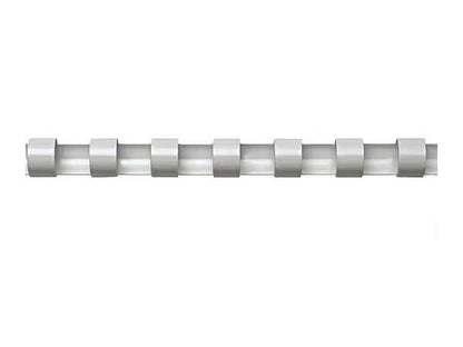 BINDING COMBS PLASTIC - WHITE 1/2IN 100P