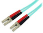 10m (30ft) LC/UPC to LC/UPC OM3 Multimode Fiber Optic Cable, Full Duplex 50/125 Zipcord Fiber Cable, 100G, Low Insertion Loss, LSZH Fiber Jumper Cord