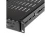 StarTech.com 1U Adjustable Vented Server Rack Mount Shelf - 175lbs - 19.5 to 38in Deep Universal Tray for 19" AV/ Network Equipment Rack (ADJSHELF) - rack shelf - 1U