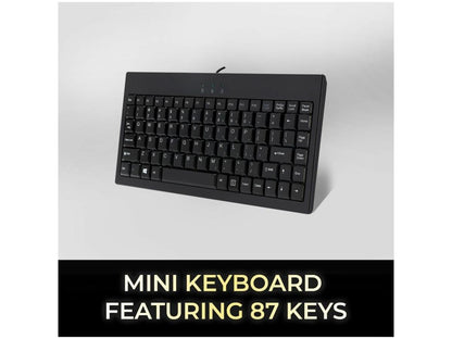Mini USB keyboard w/PS/2 adaptor