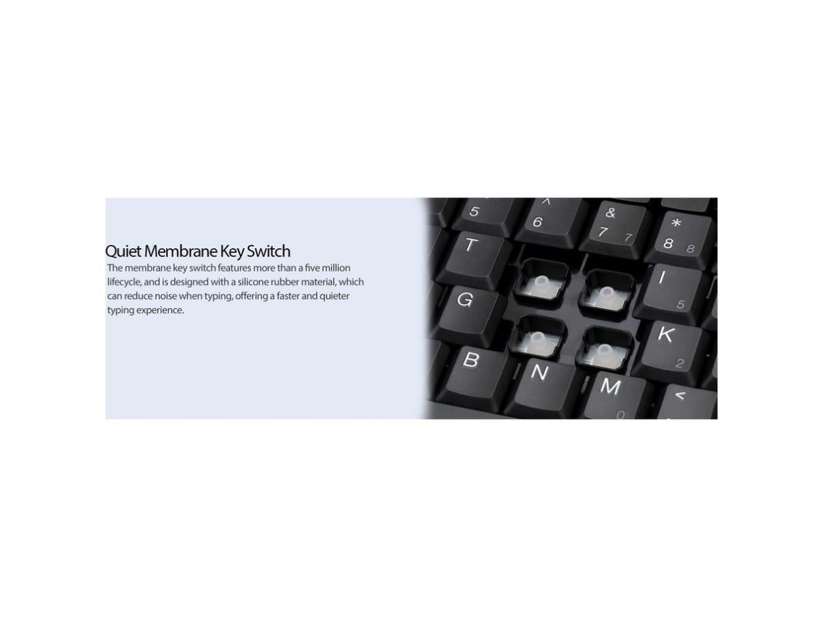 Mini USB keyboard w/PS/2 adaptor