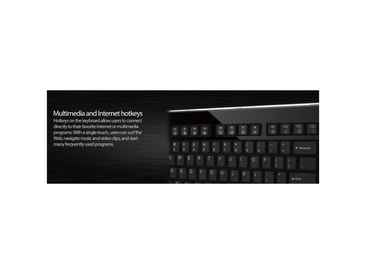 SlimTouch USB full size touchpad keyboar