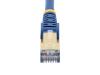 1 ft CAT6a Ethernet Cable - STP Blue