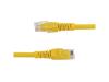 StarTech.com 25ft CAT6 Ethernet Cable, 10 Gigabit Molded RJ45 650MHz 100W PoE Patch Cord, CAT 6 10GbE UTP Network Cable with Strain Relief, Yellow, Fluke Tested/Wiring is UL Certified/TIA - Category 6 - 24AWG (C6PATCH25YL) - patch cable - 25 ft - yellow